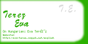 terez eva business card